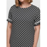 Чорна сукня IMAJINAL в горошок 82199